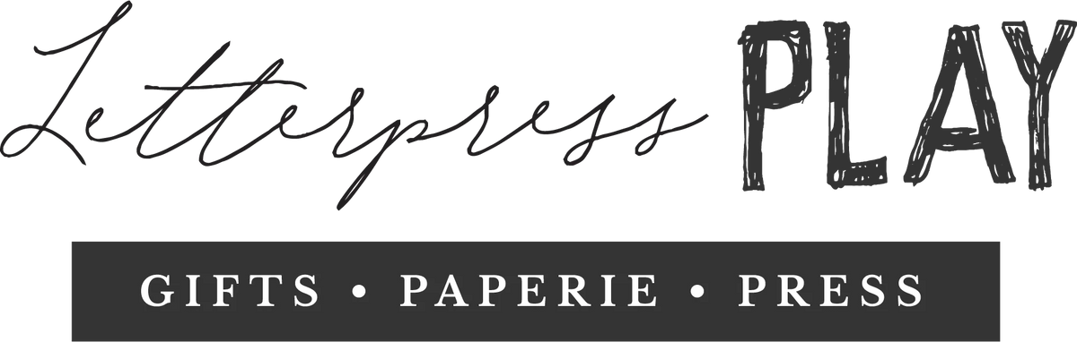 Letterpress PLAY logo