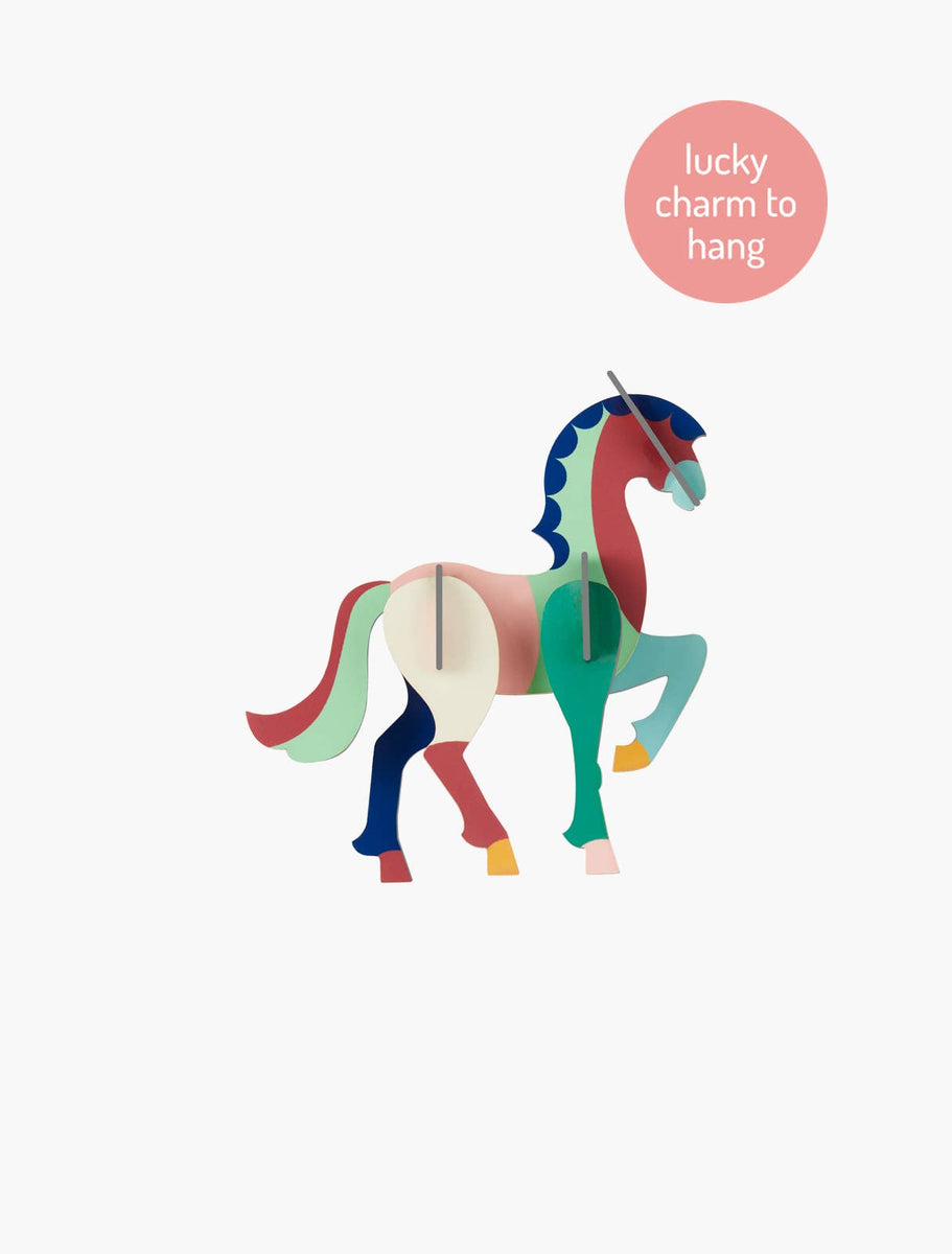 Horse 3D Craft Letterpress PLAY horse-3d-craft-letterpress-play