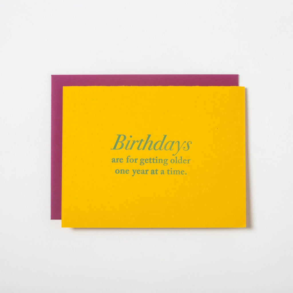 Birthday Card Set of Six - Austin, Texas Gift Shop - Letterpress printed - Special Card