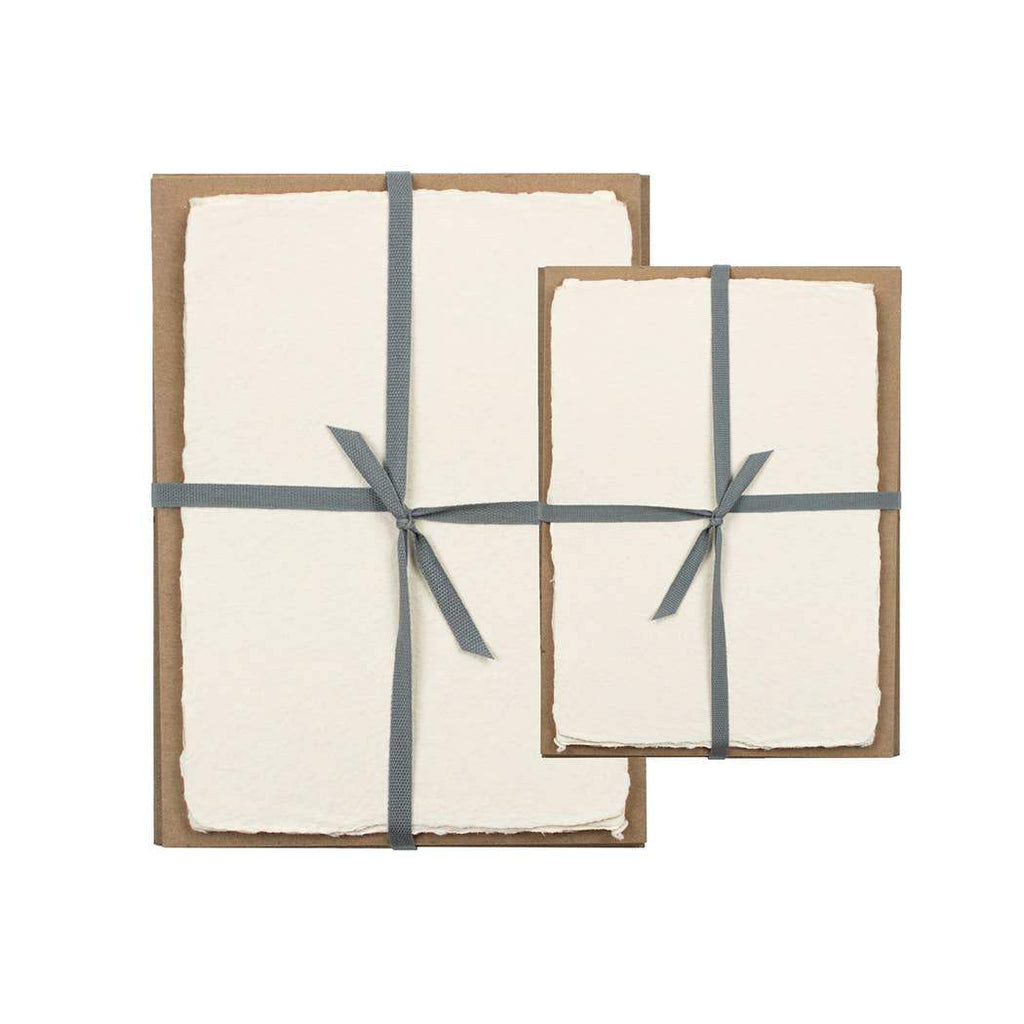 Cream Handmade Paper Pack - Austin Gift Shop