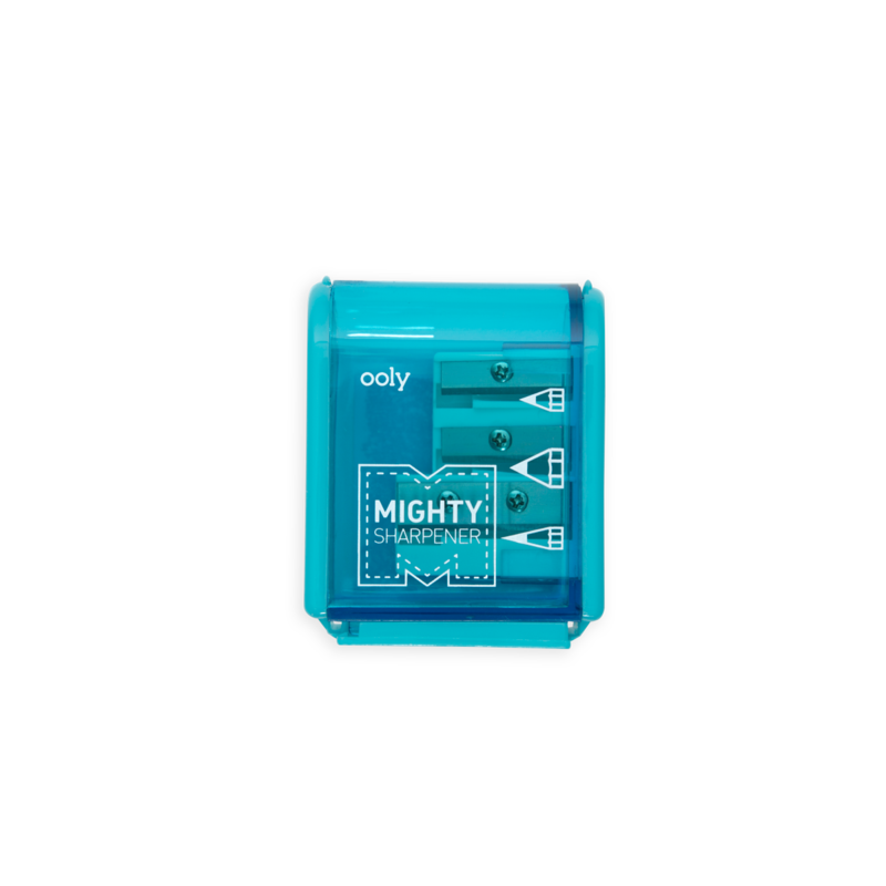 Teal 3 pencil size Mighty Sharpener - Austin Gift Shop