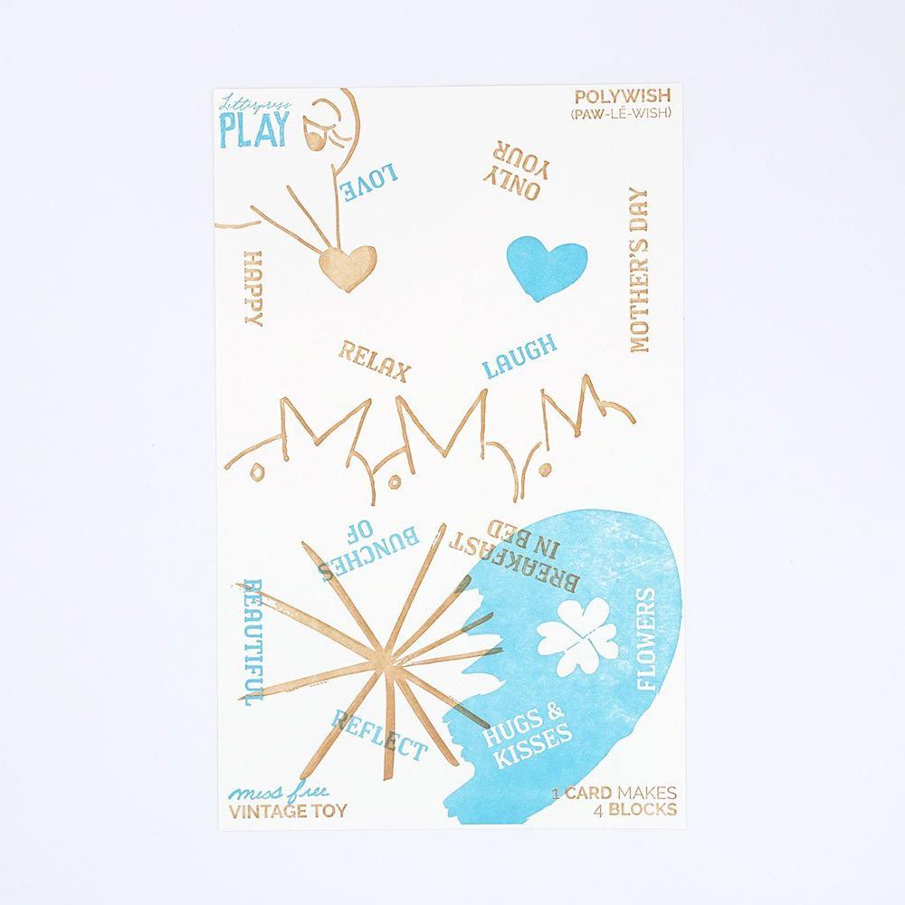Polywish - Mother’s Day - Toy - Austin Gift Shop - Letterpress printed and handmade with love