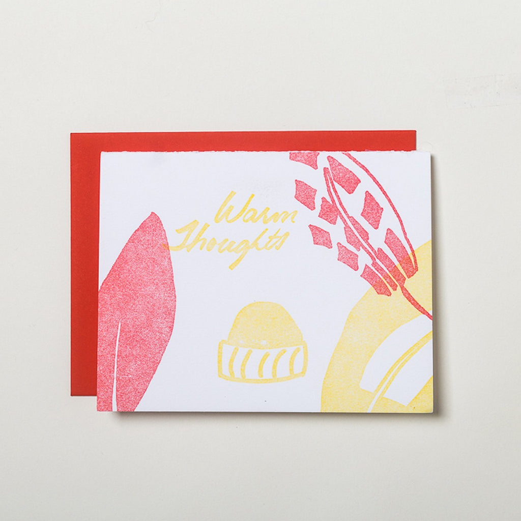 Thaumacard Flip Card - Fall Leaves - Toy-  Austin Gift Shop - Letterpress printed and handmade