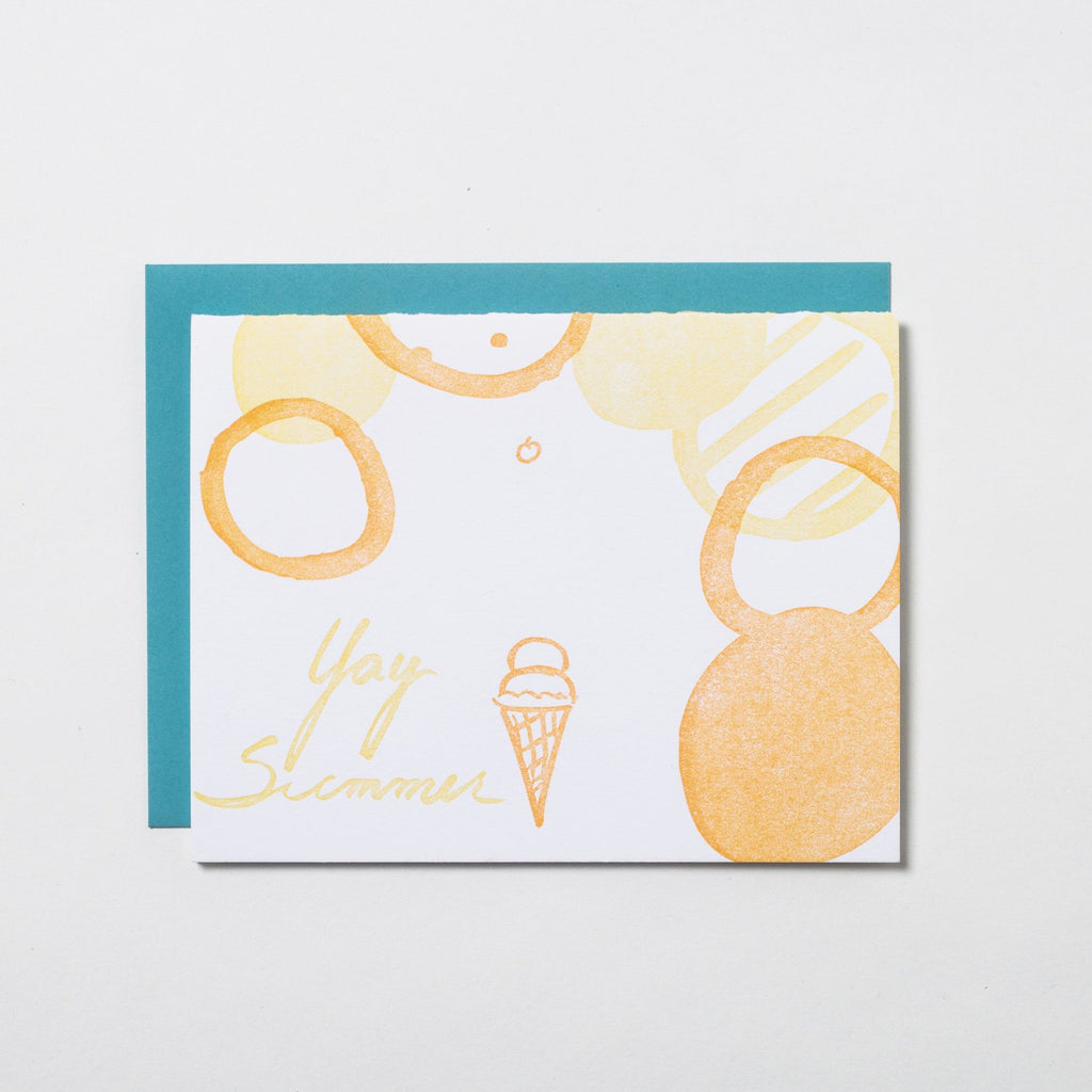 Thaumacard - Ice Cream - Toy-  Austin, Texas Gift Shop - Letterpress printed and handmade with love