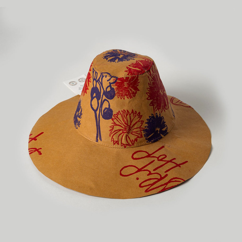 Washable Paper Hat - Wildflower - Hat- Austin, Texas Gift Shop - Handmade with love