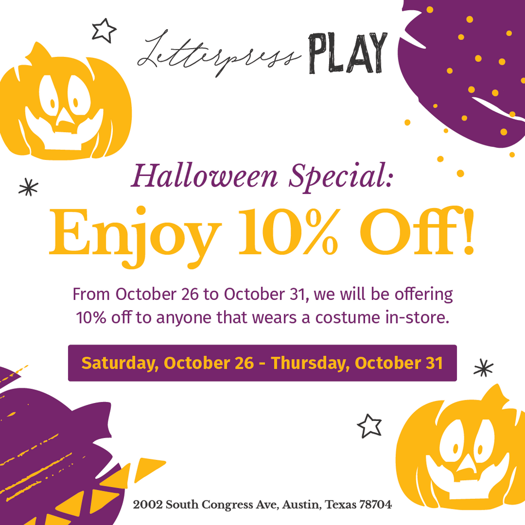 Halloween Costume Special: Enjoy 10% Off!