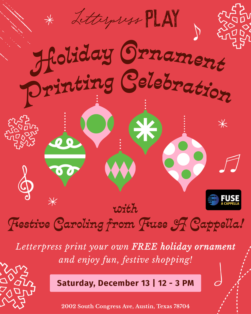 Holiday Ornament Printing Celebration