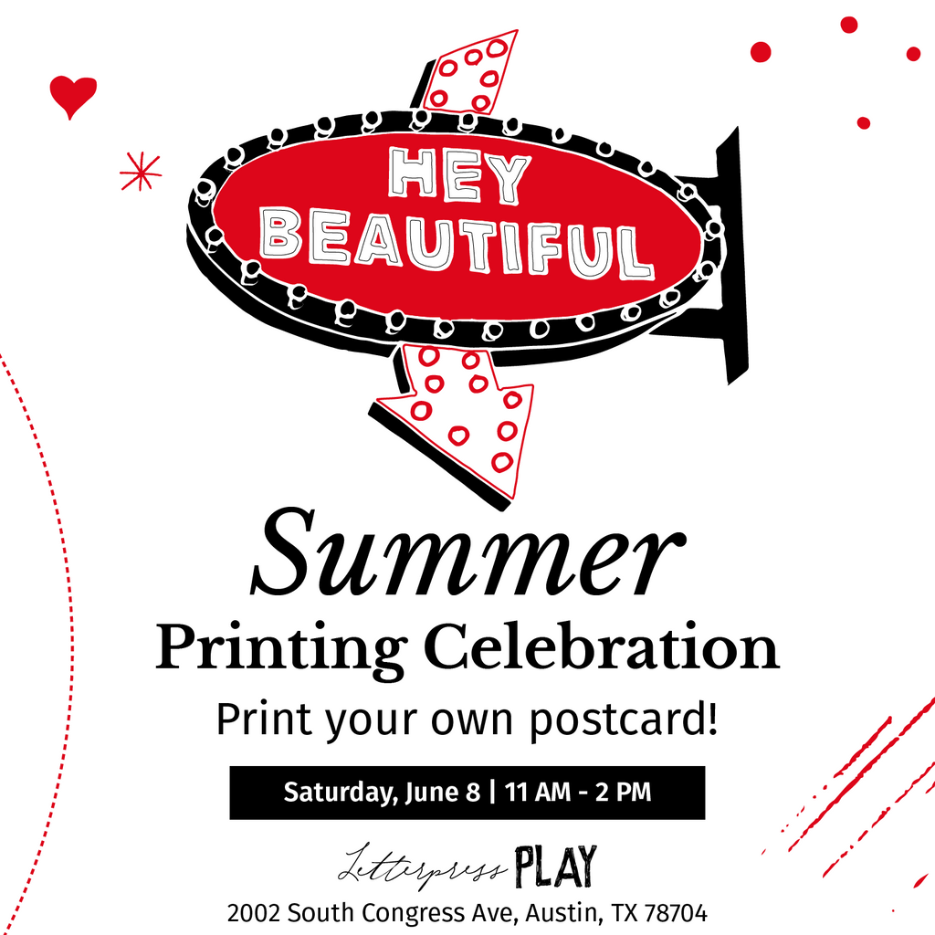 Summer Printing Celebration