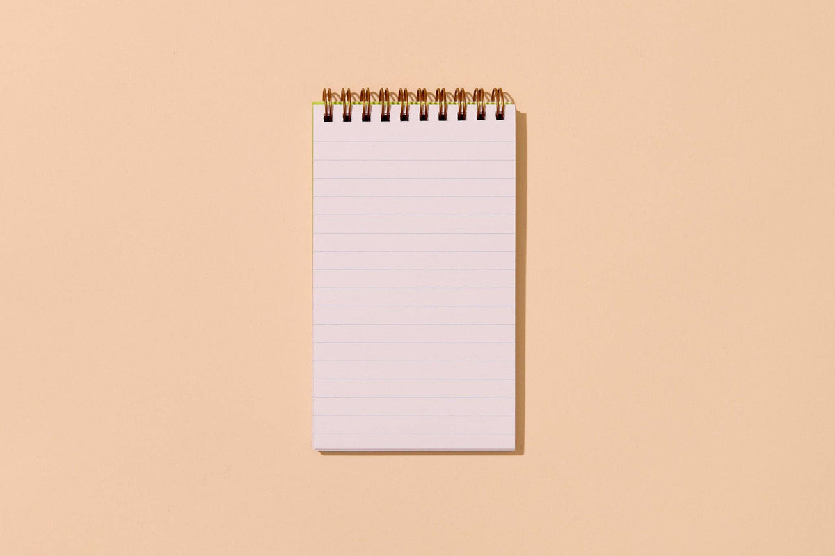 Letterpress Small Spiral Notebook—Goldfish Cracker