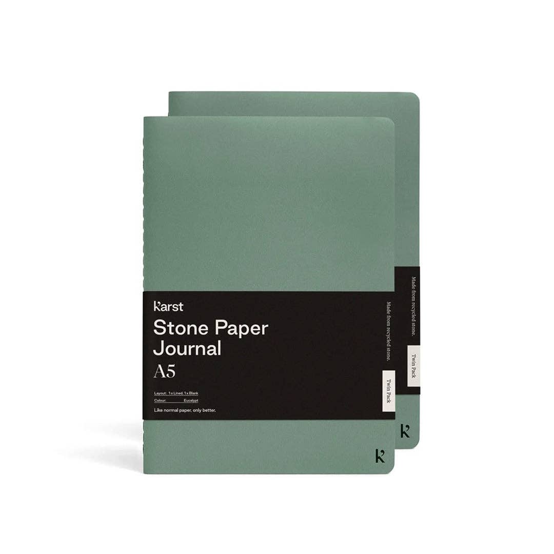 Karst - A5 Softcover Daily Journal Twin Pack: Peony
