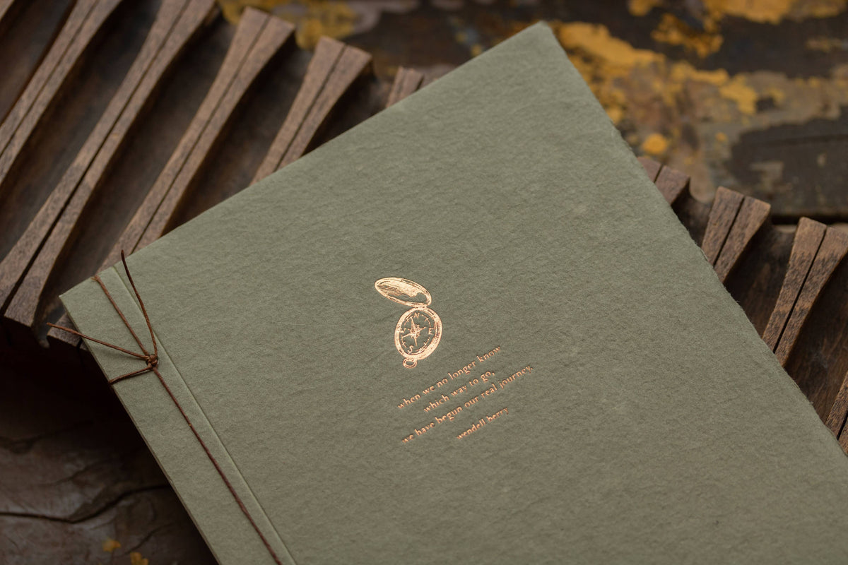 Wendell Berry letterpress inspiration journal