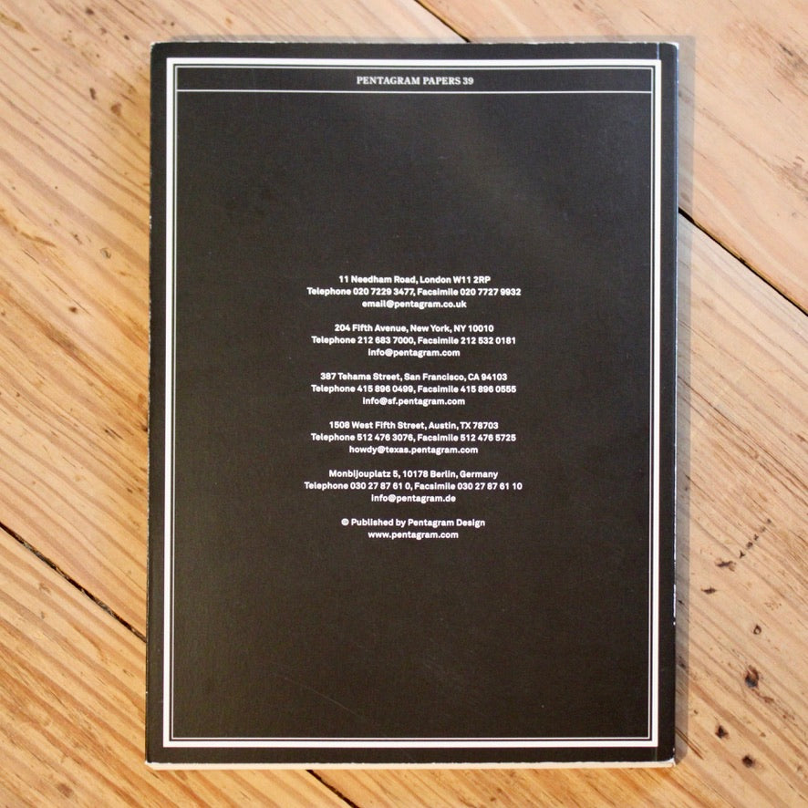 Pentagram Papers 39: Signs