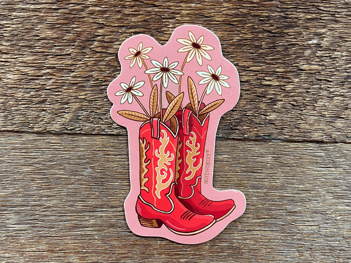 Cowboy Boots Sticker