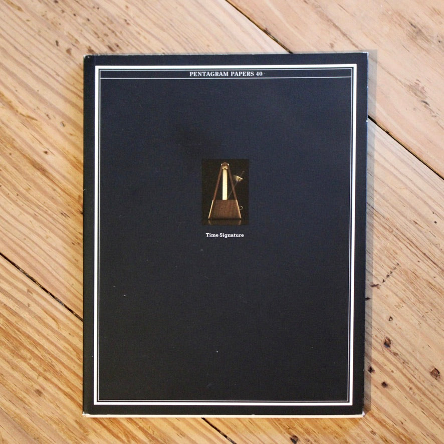 Pentagram Papers 40: Time Signature