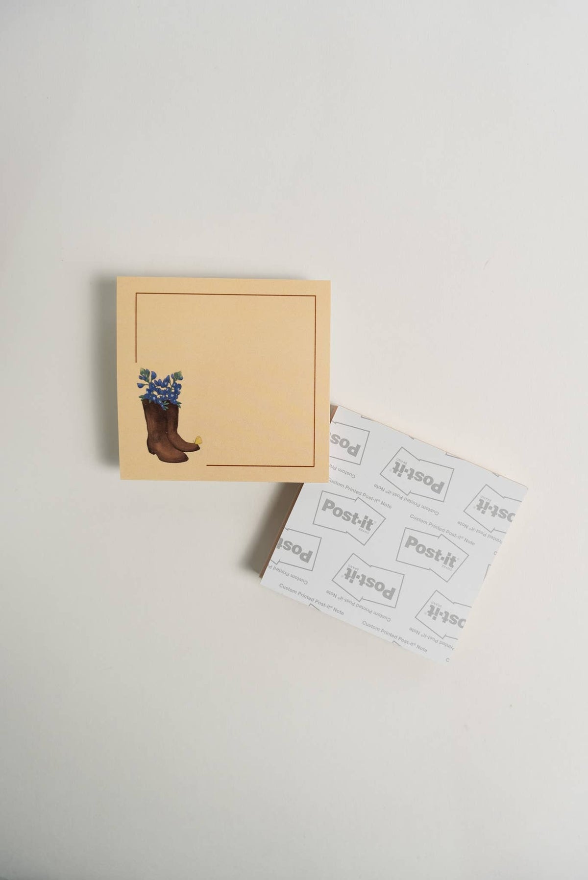 Cowboy Boots & Bluebonnets Sticky Notes