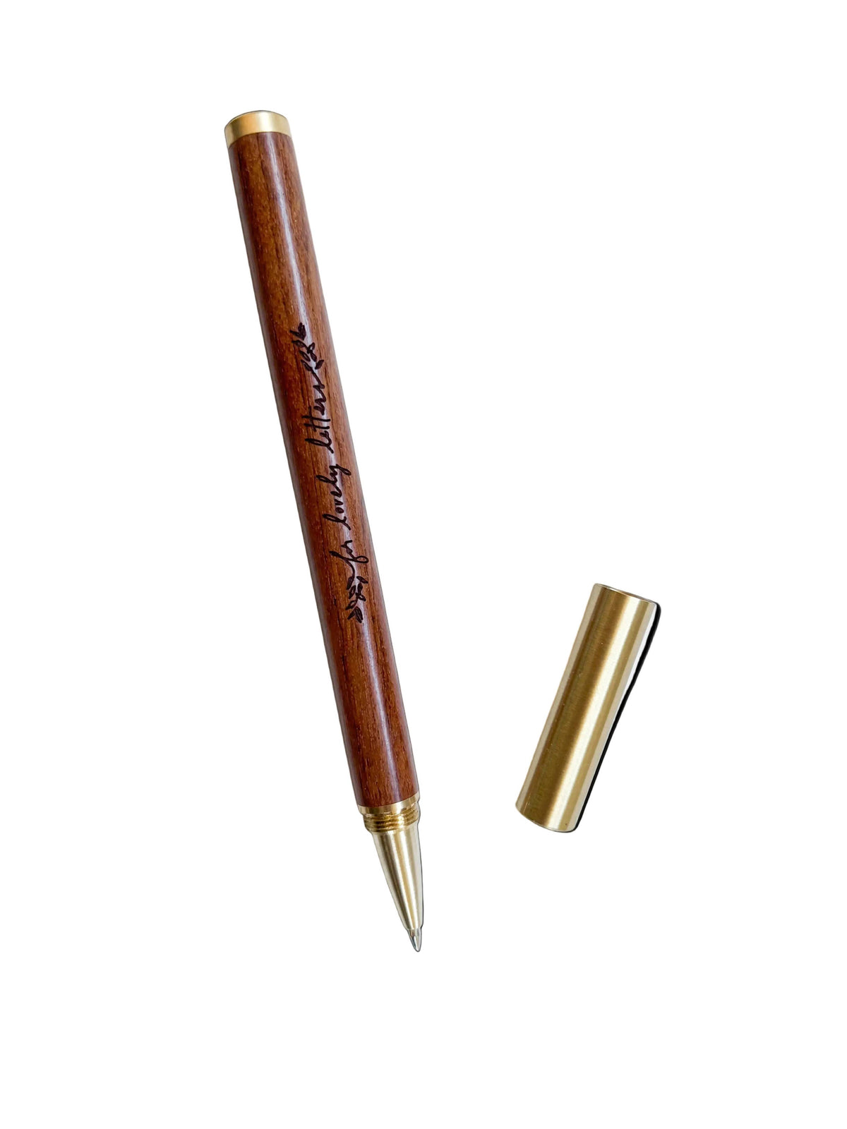 Wood & Brass Pen — For Lovely Letters