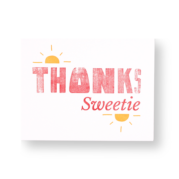 thanks-sweetie-gratitude-card-letterpress-play for Thanks For Being So Sweet Free Printable Thanks Sweetie Gratitude Card – Letterpress PLAY for Thanks For Being So Sweet Free Printable
