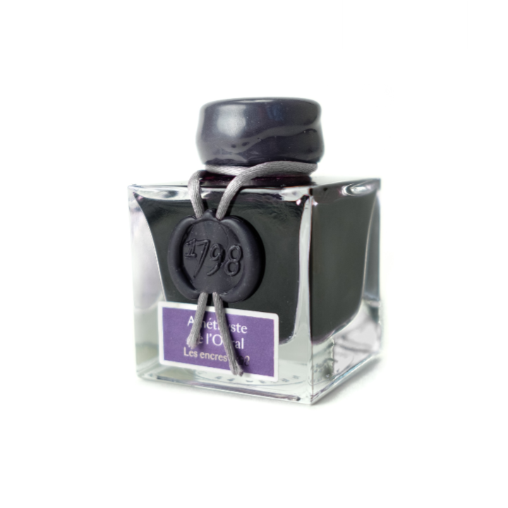 Herbin 1798 Anniversary Inks With Silver Shimmer - 4 Colors: Diamant Bleu