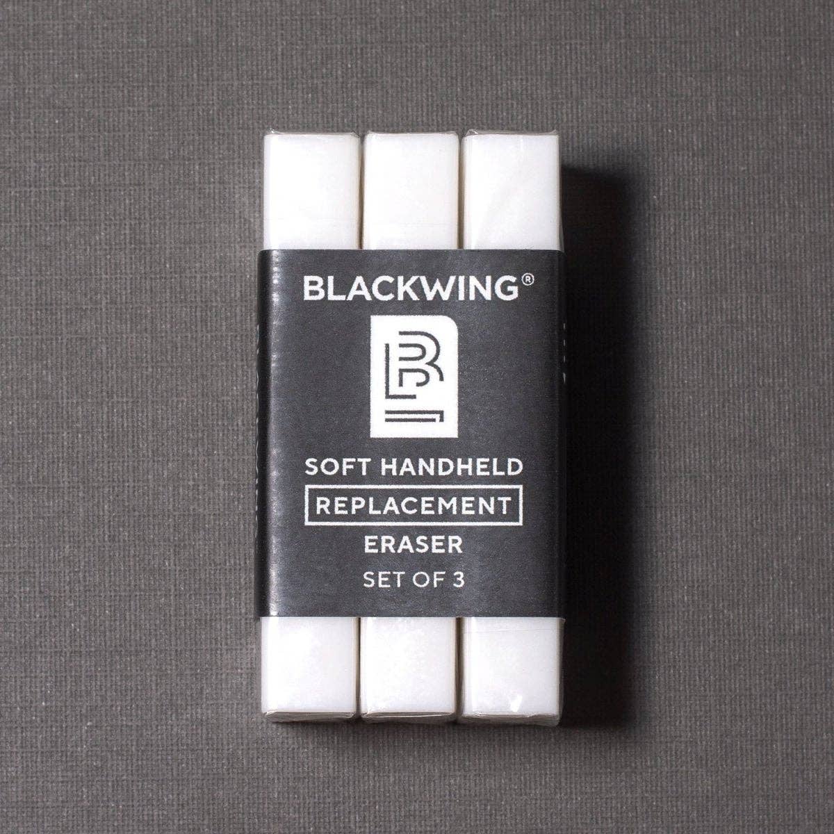 Blackwing Handheld Eraser Replacements - Set of 3