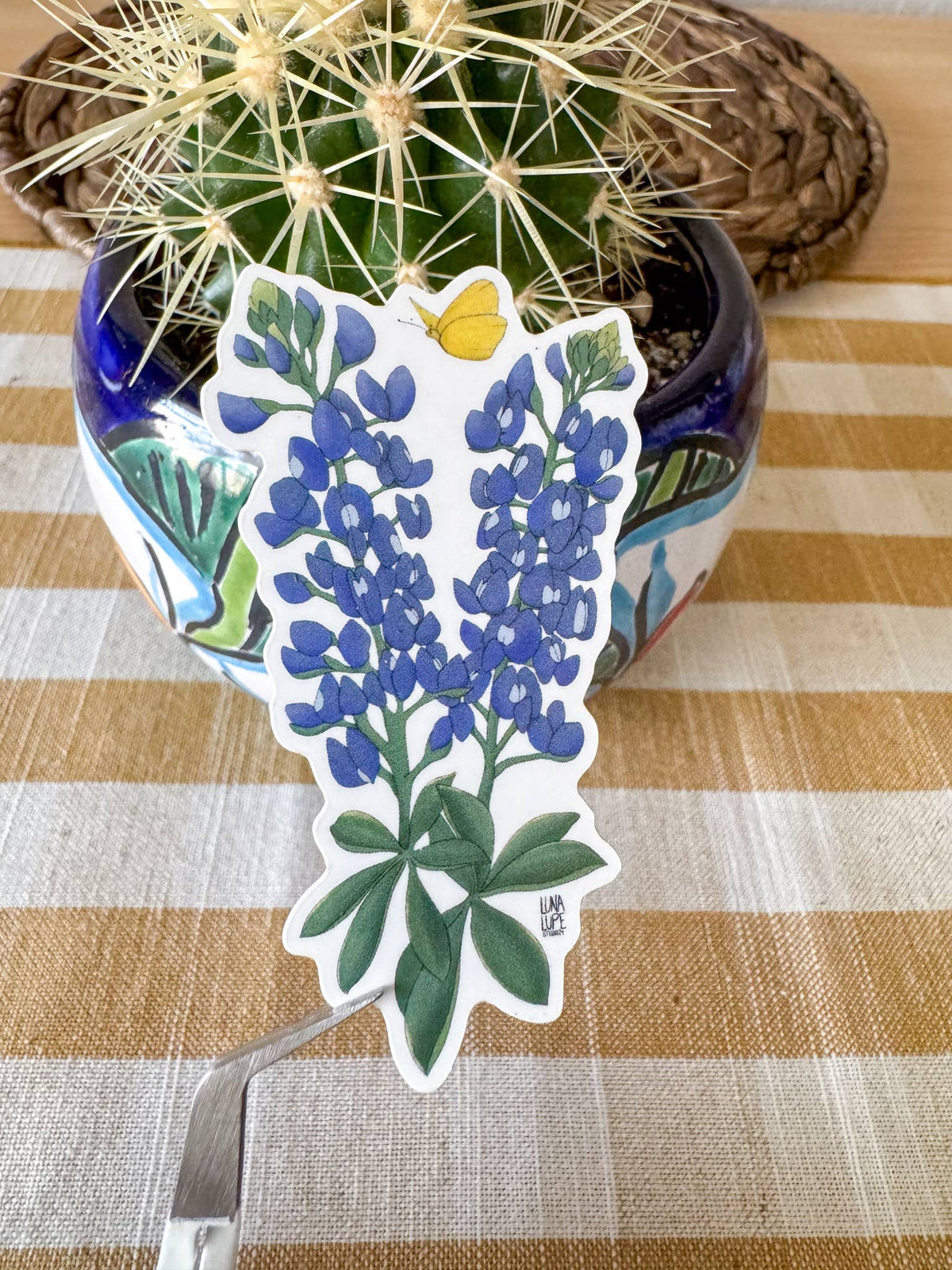 Bluebonnets Vinyl Sticker