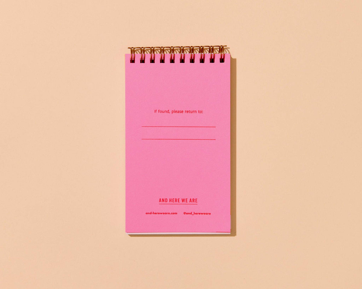 Letterpress  Small Spiral Notebook—Sky and Clouds