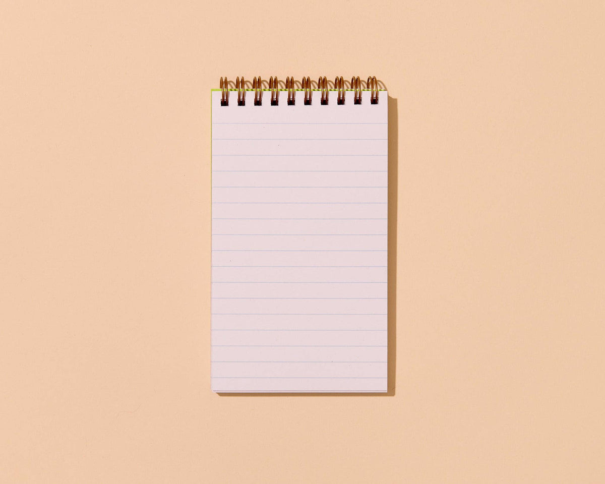 Letterpress  Small Spiral Notebook—Sky and Clouds