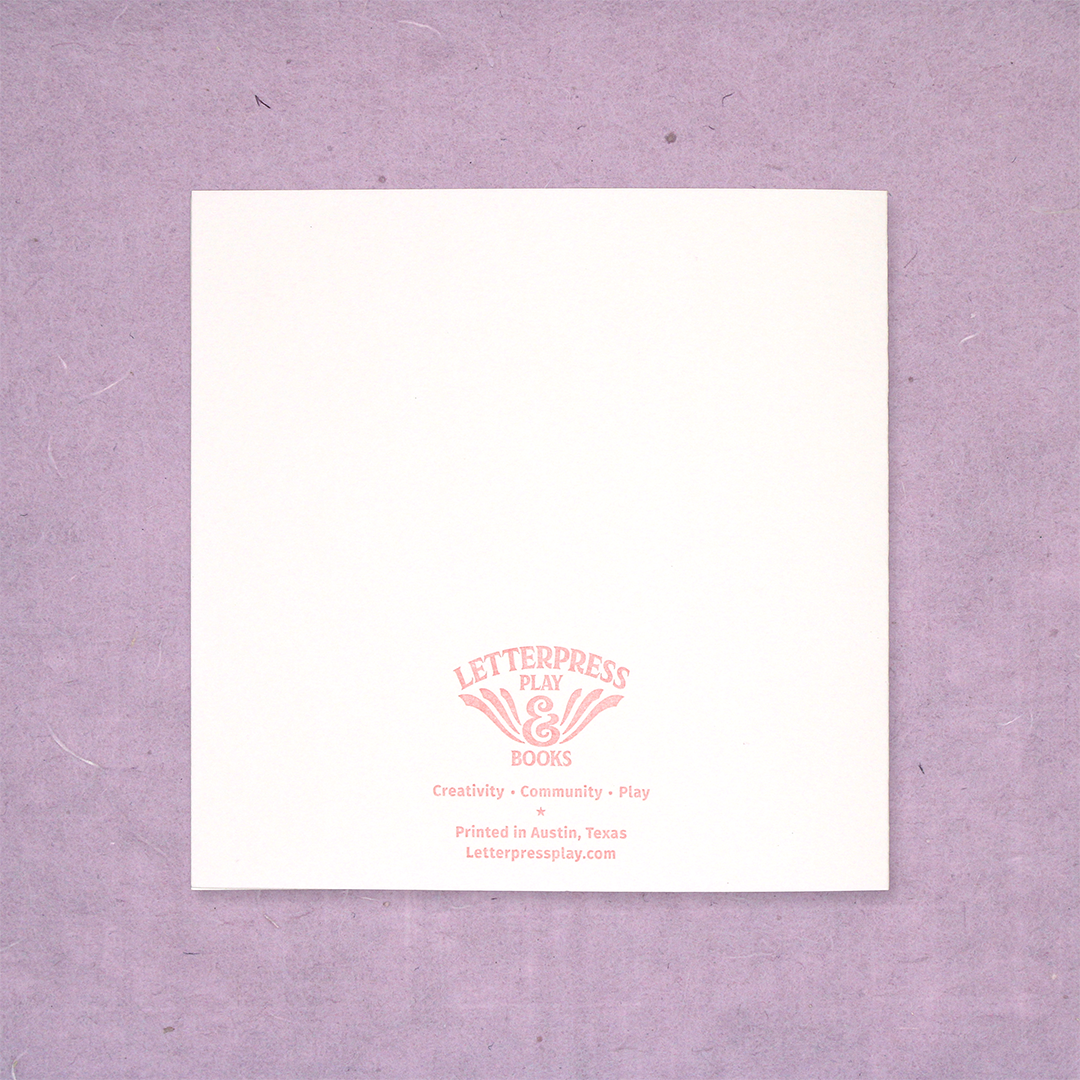 Sugar, Spice & Everything Nice Letterpress Card