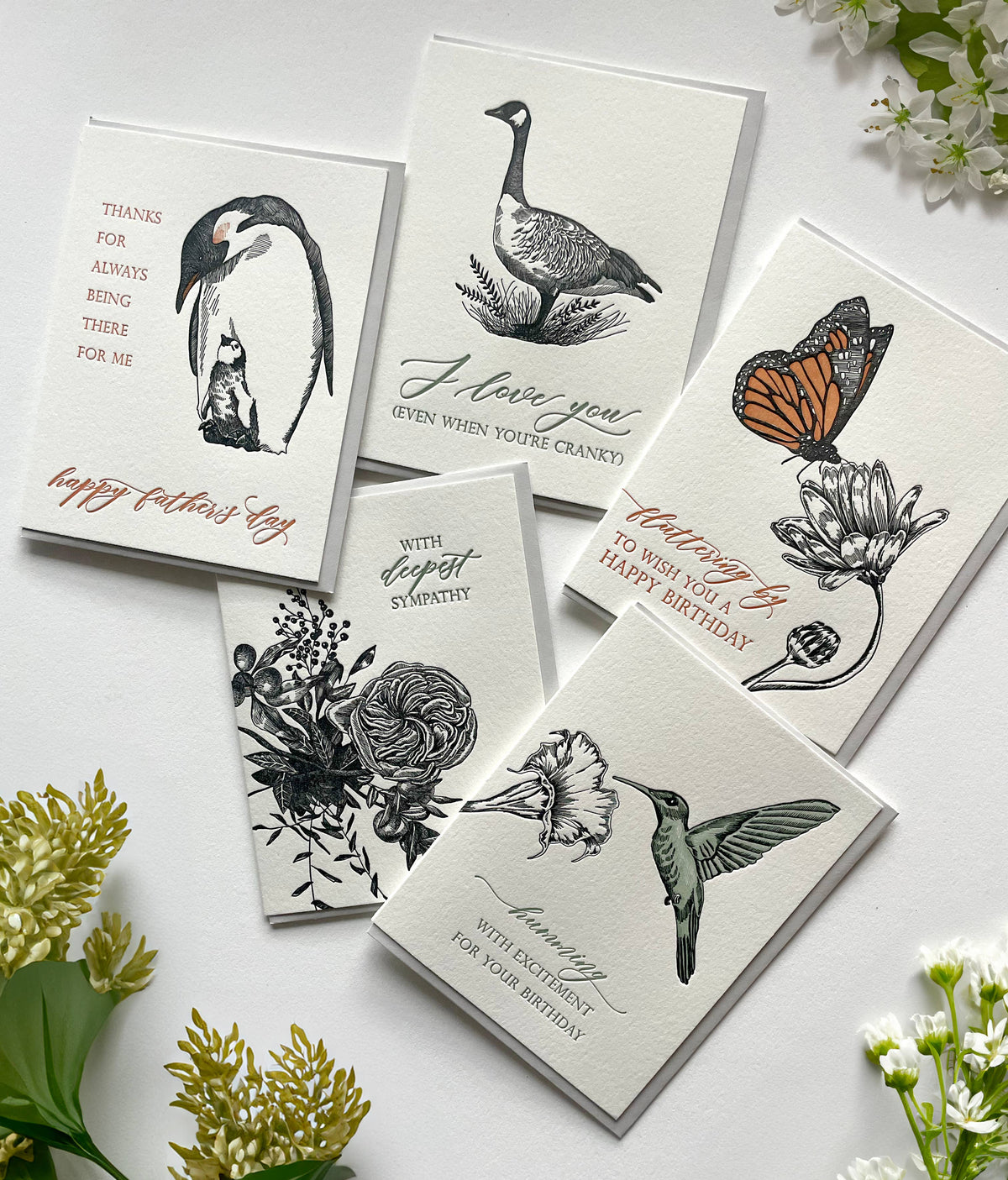 Fluttering By To Wish You A Happy Birthday Card