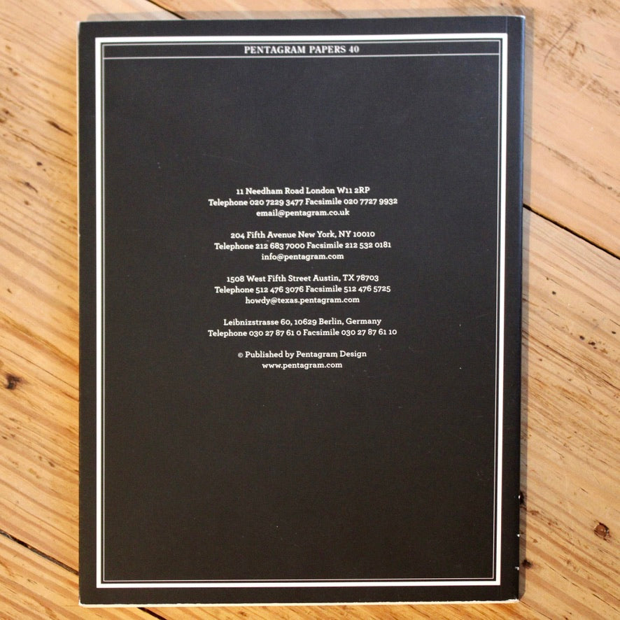 Pentagram Papers 40: Time Signature