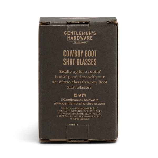 Cowboy Boot Shot Glasses (Set of 2)
