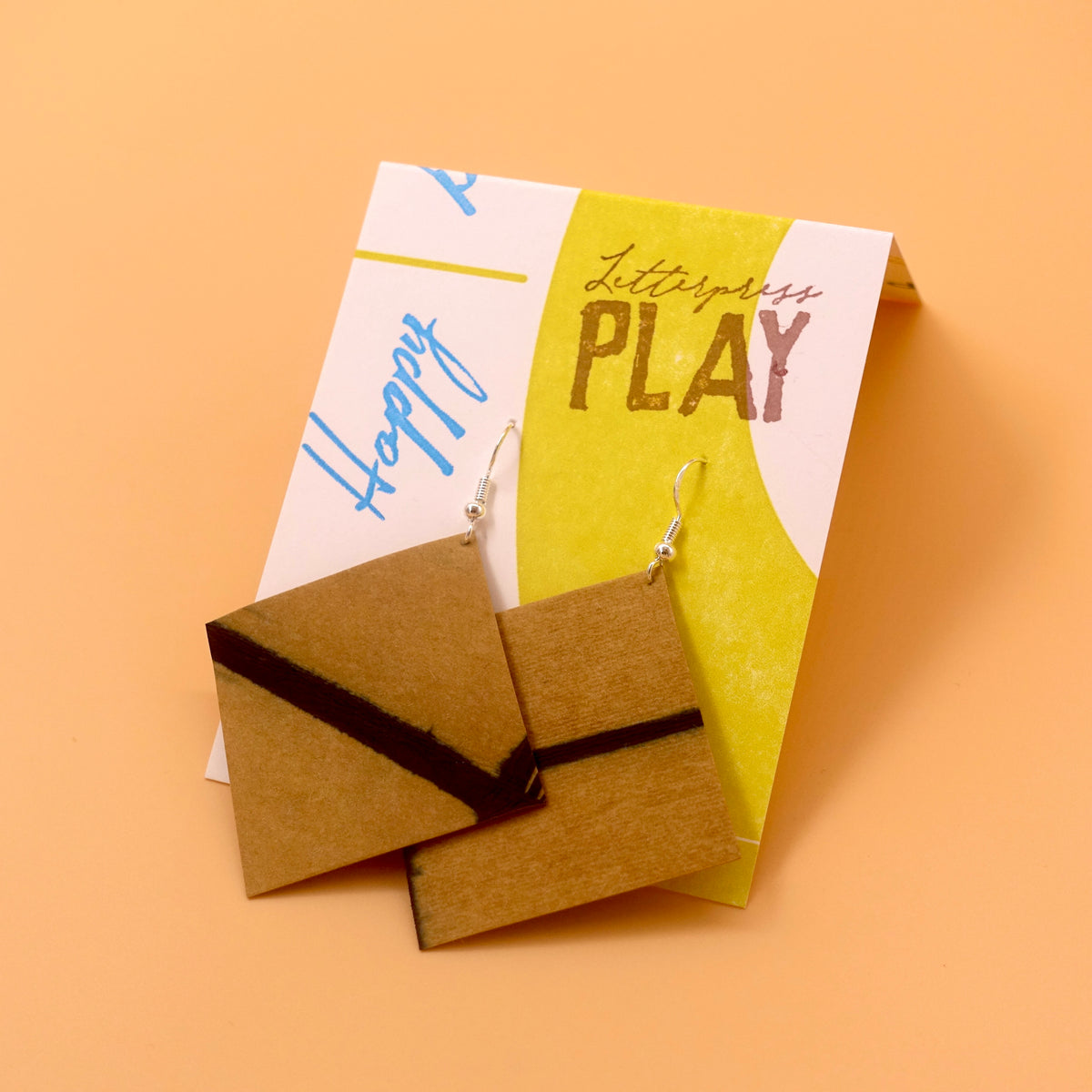 Upcycled Paper Earrings