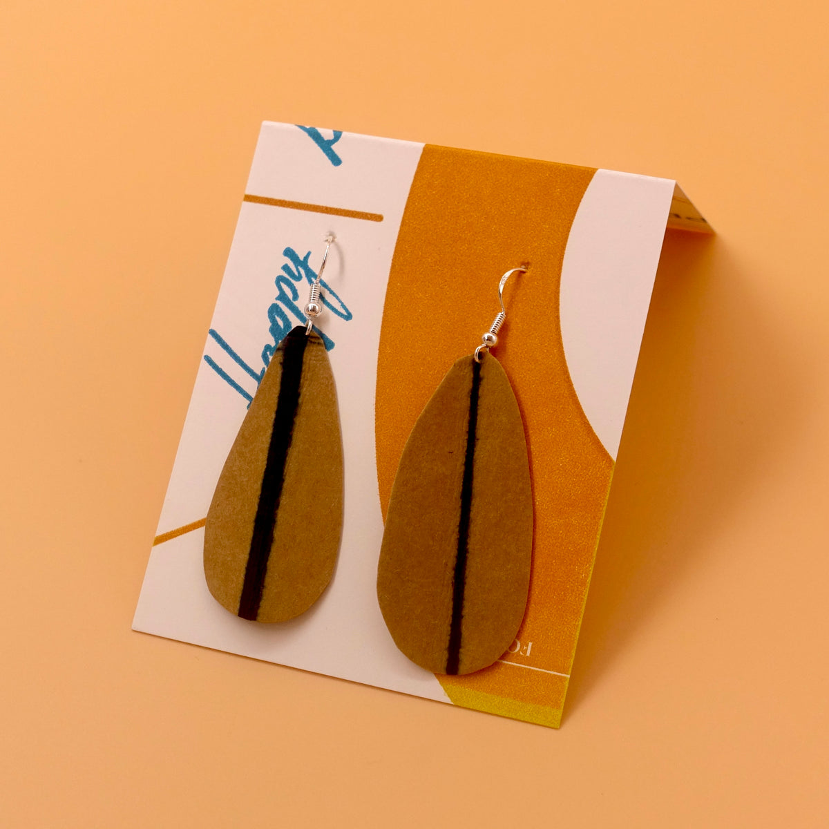 Upcycled Paper Earrings