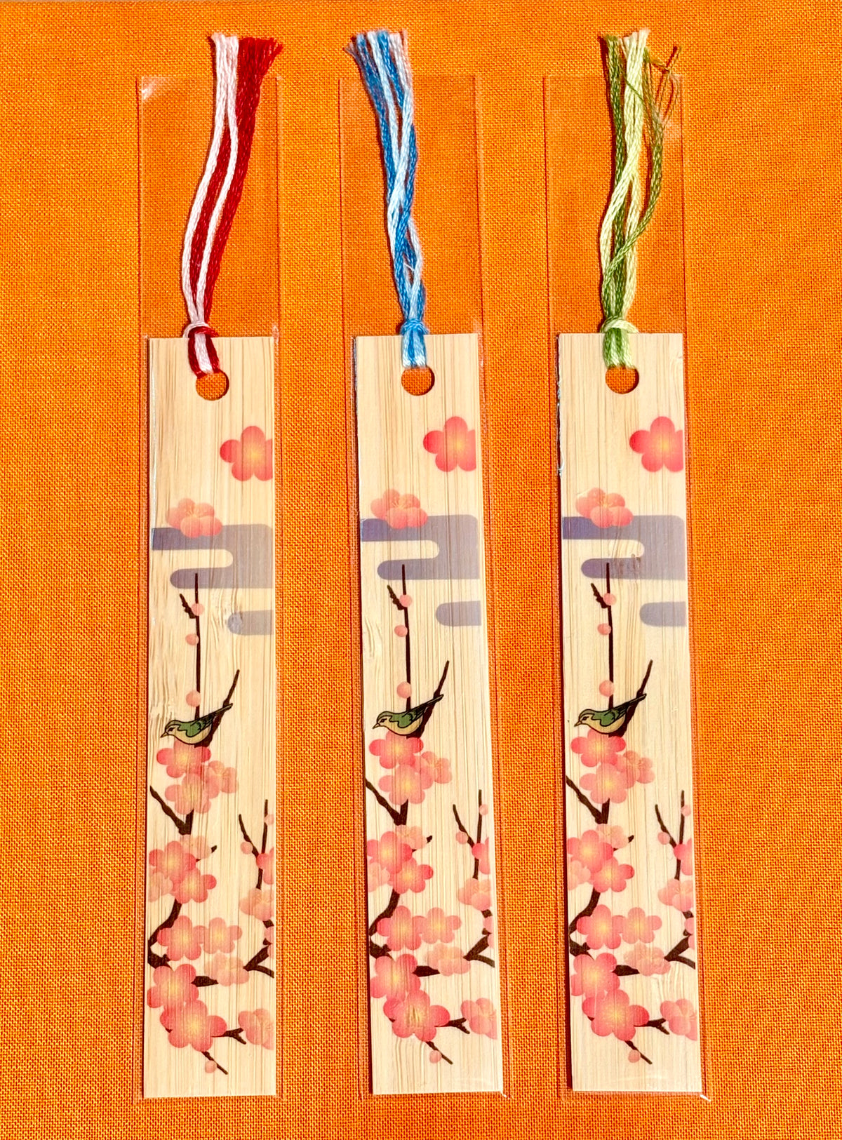 Japanese Bamboo Bookmarks