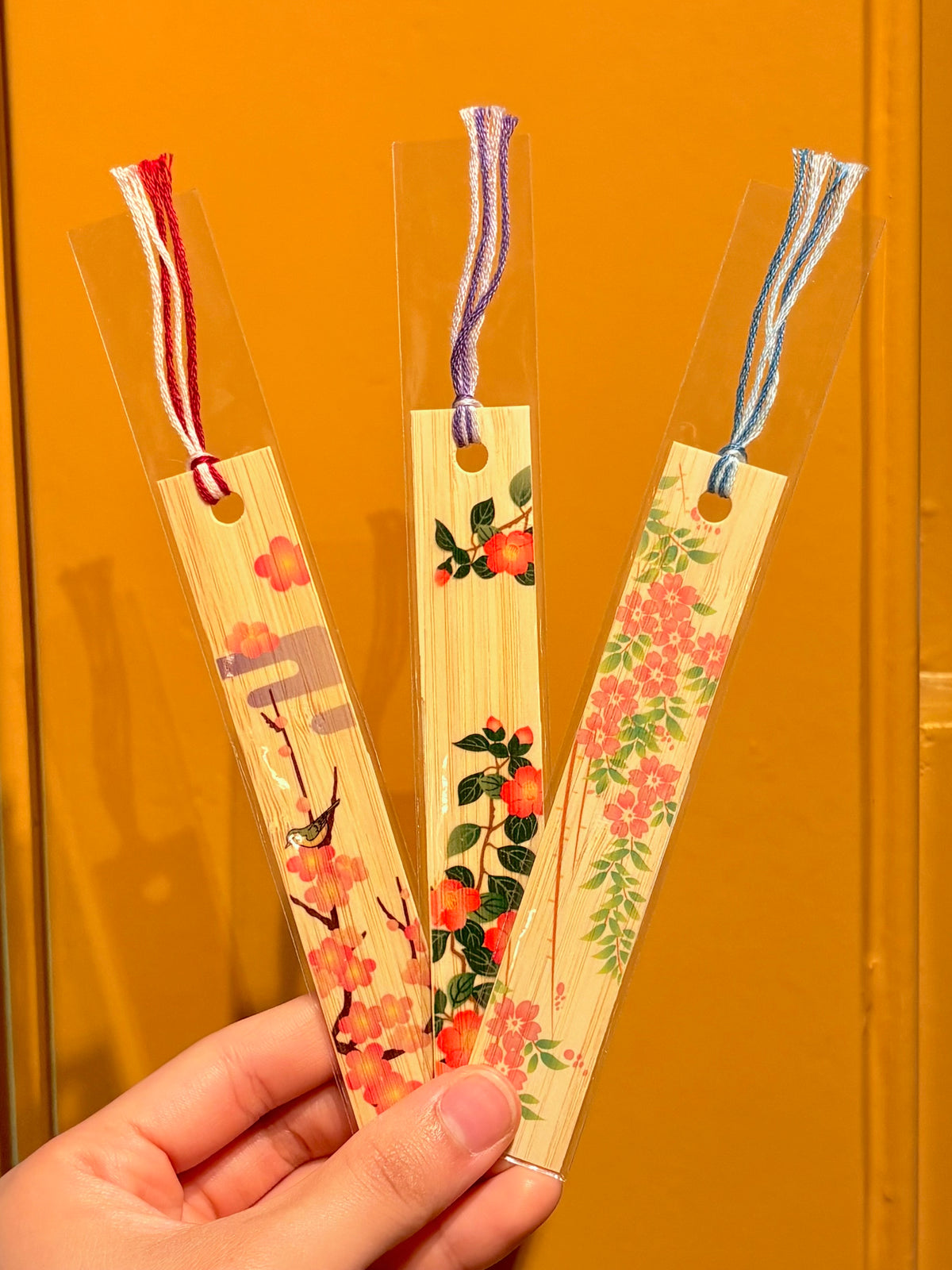 Japanese Bamboo Bookmarks