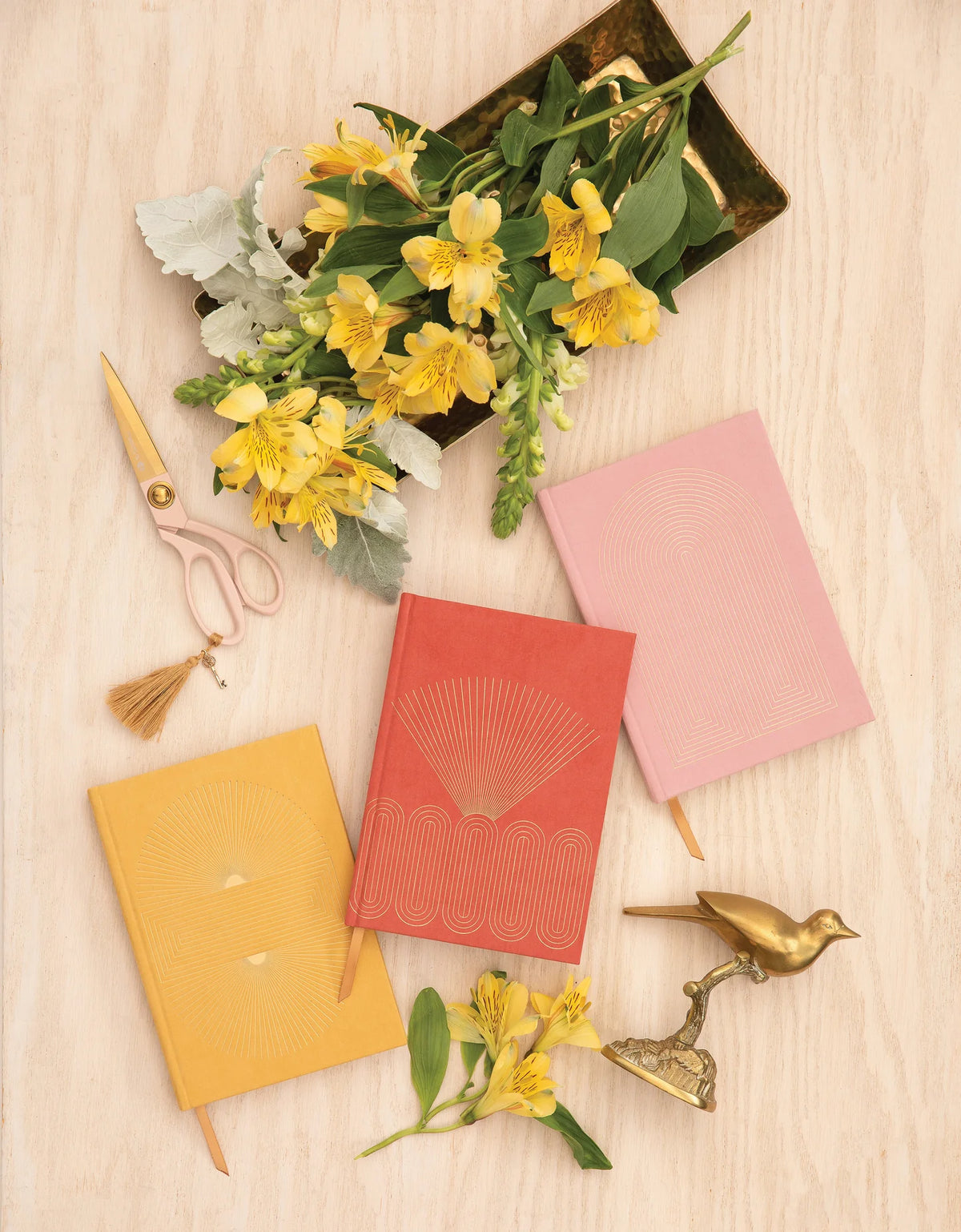Hard Cover Suede Cloth Journals