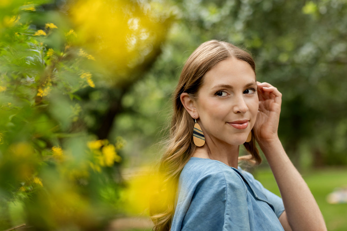 Upcycled Paper Earrings