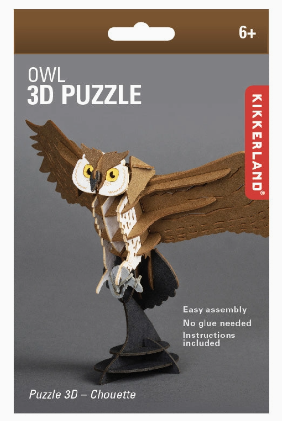 Owl 3D Puzzle