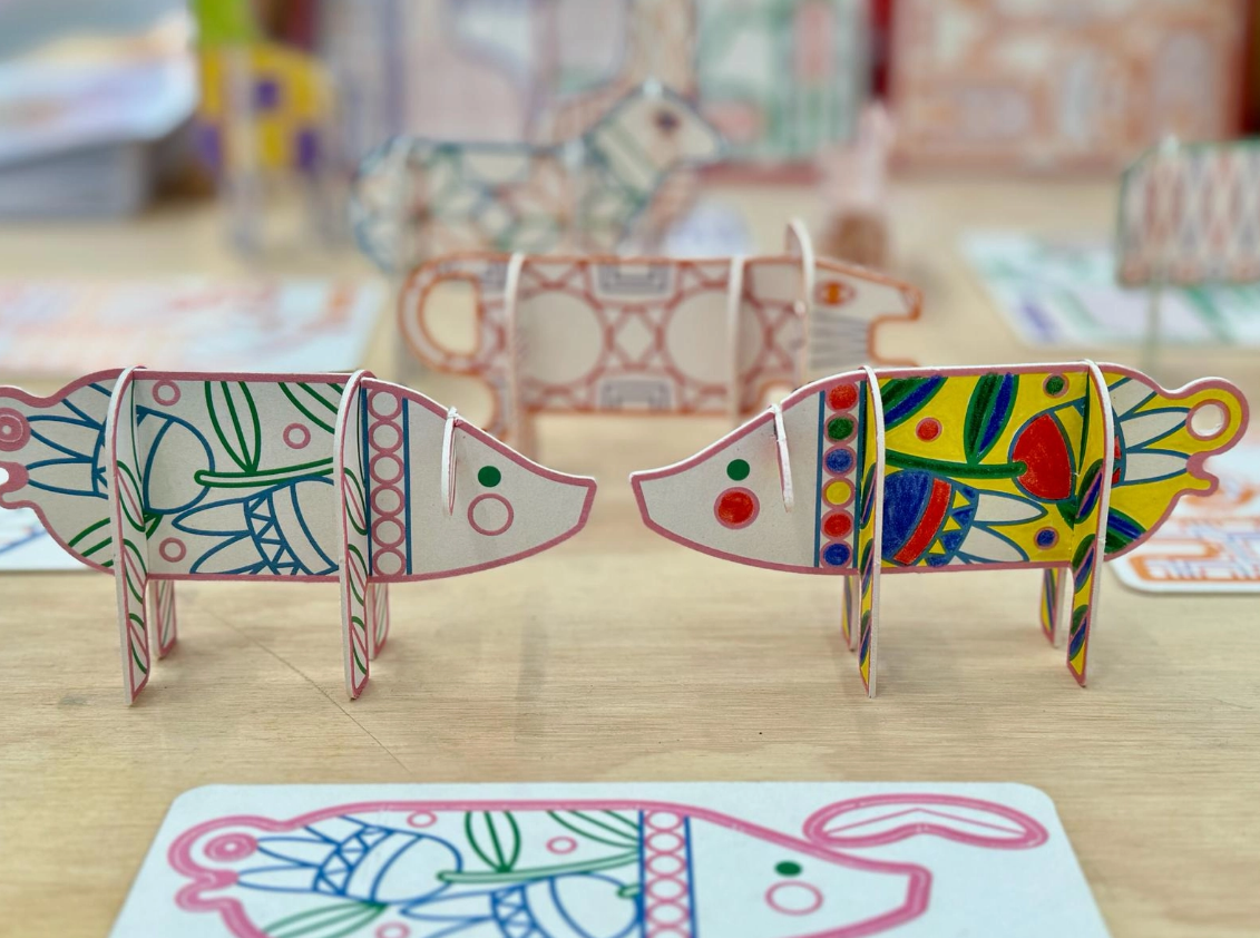 3D Animal Postcards