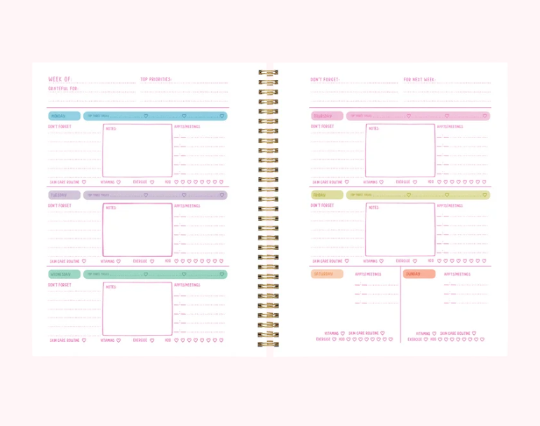 Undated Perpetual Planner - Is It the Weekend Yet?