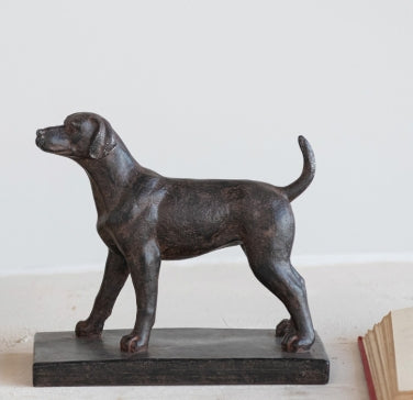 Resin Standing Dog Bookend