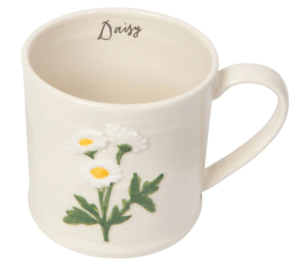 Daisy Embossed Mug