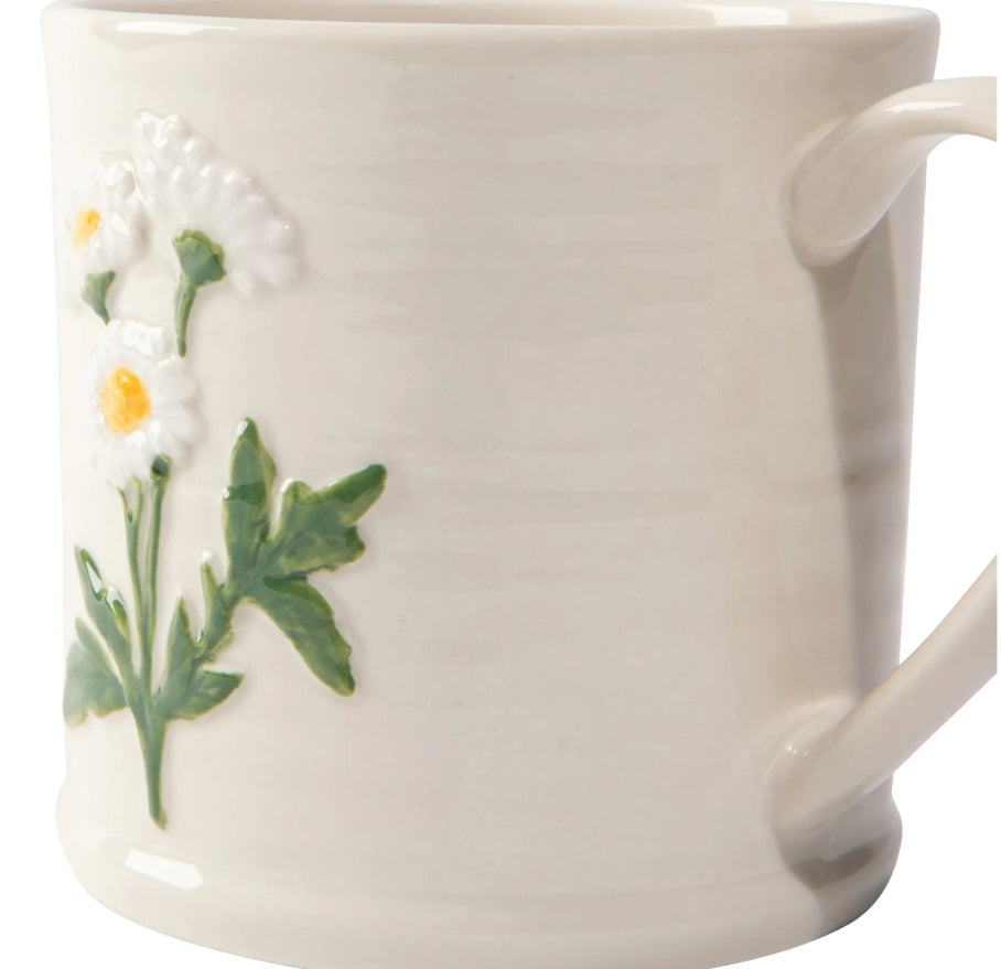 Daisy Embossed Mug
