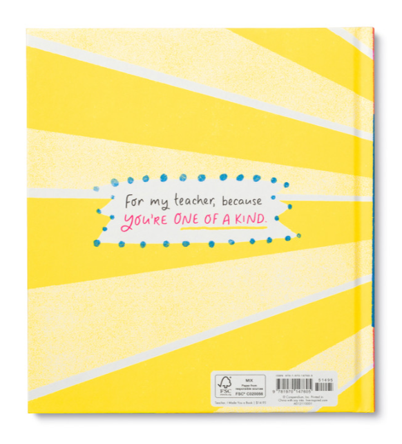 Teacher, I Made You a Book