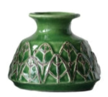Embossed Stoneware Vases