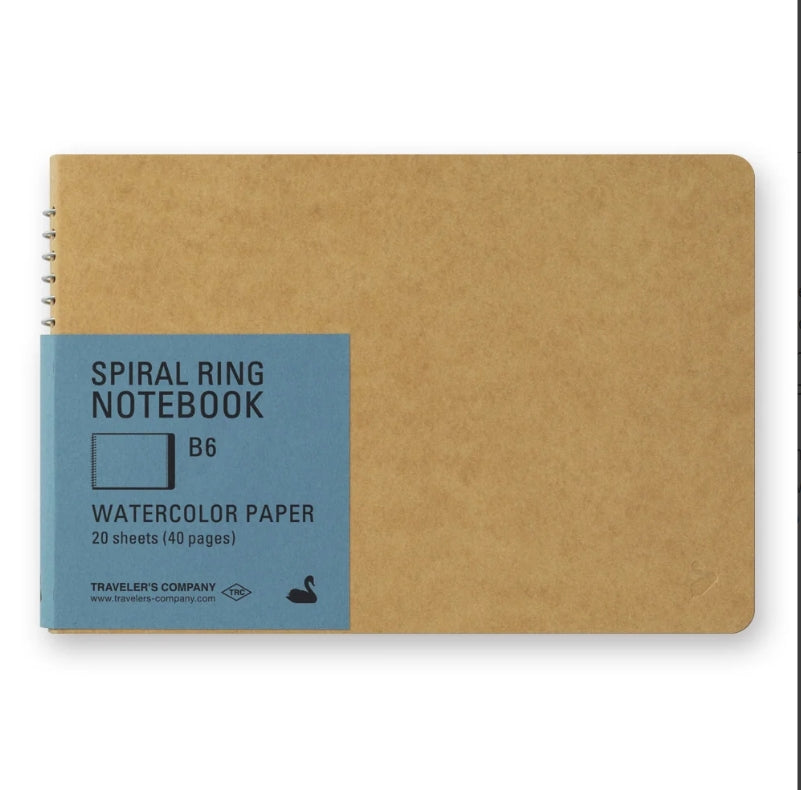 TRC SPIRAL RING NOTEBOOK (B6) Watercolor Paper