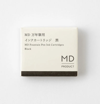 MD Fountain Pen Ink Cartridges Black