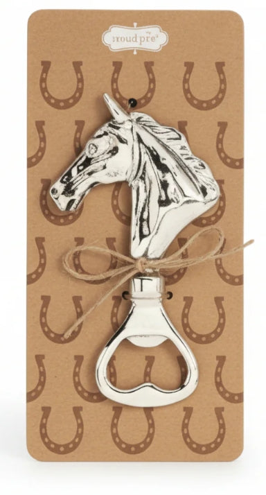 Horse Metal Bottle Opener| Equestrian Themed Barware - 3 designs