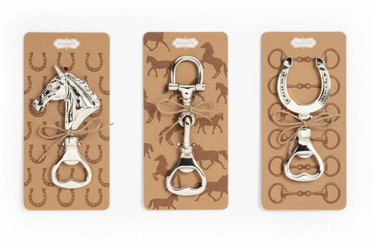 Horse Metal Bottle Opener| Equestrian Themed Barware - 3 designs
