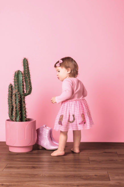 Sequin Western Tutu Toddler Dress