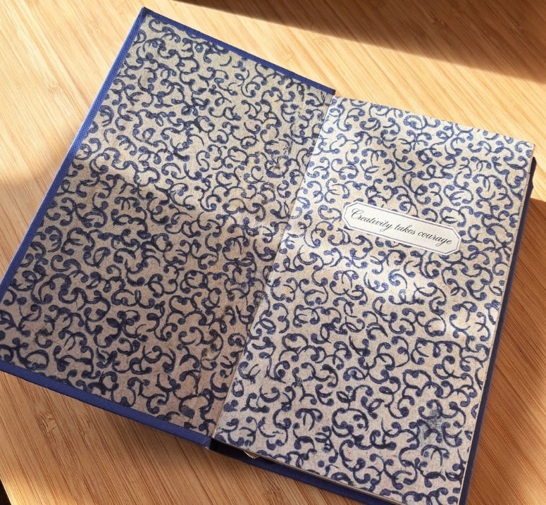 Slim Lined Notebook - Creativity Takes Courage